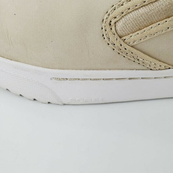 Sorel Womens Beige Campsneaker NL3183 241 Round Toe Slip On Shoes Size US 5.5 - Picture 5 of 9